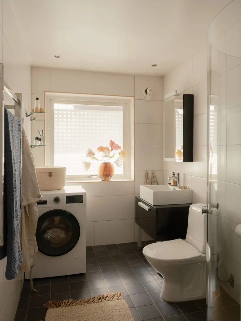 Salles de bain - Apartment with Garden in Johanneberg
