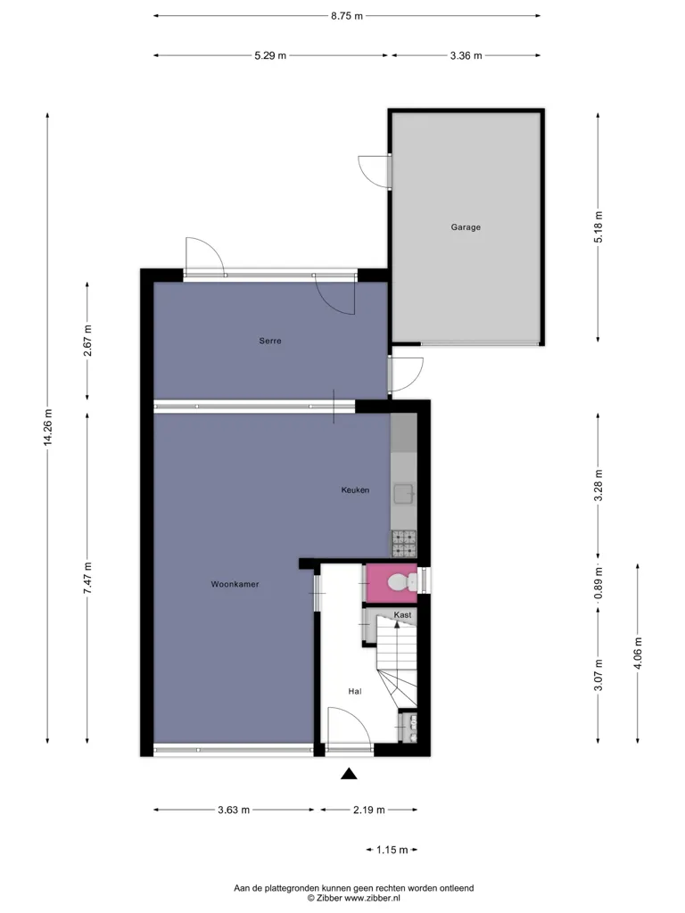 Plaan - Semi-Detached House with Serre in Baarlo