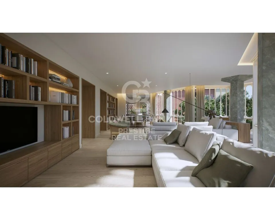 Séjour - Luxury Flat with Terrace in Pedralbes, Barcelona