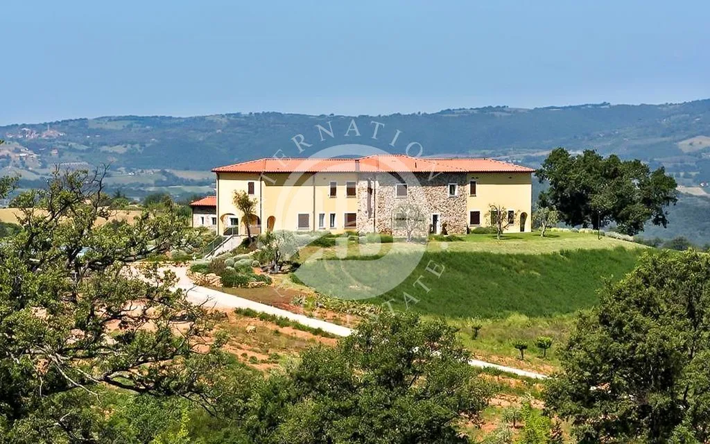 Exterior - Luxury Villa with Panoramic Pool in Manciano, Tuscany
