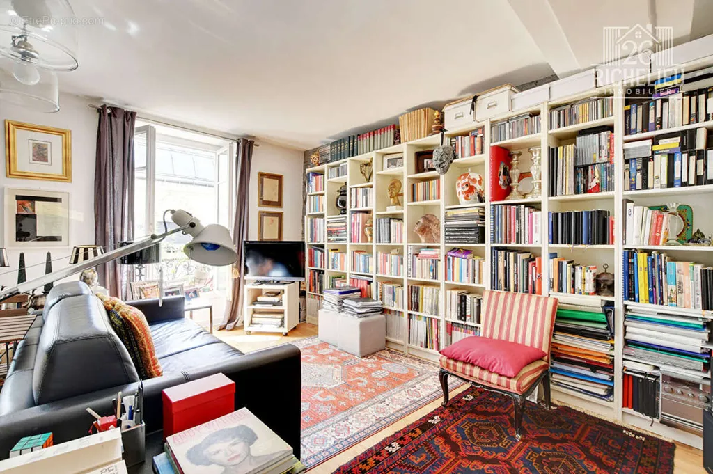 Séjour - Appartement avec Terrasse dans le 4ème Arrondissement de Paris