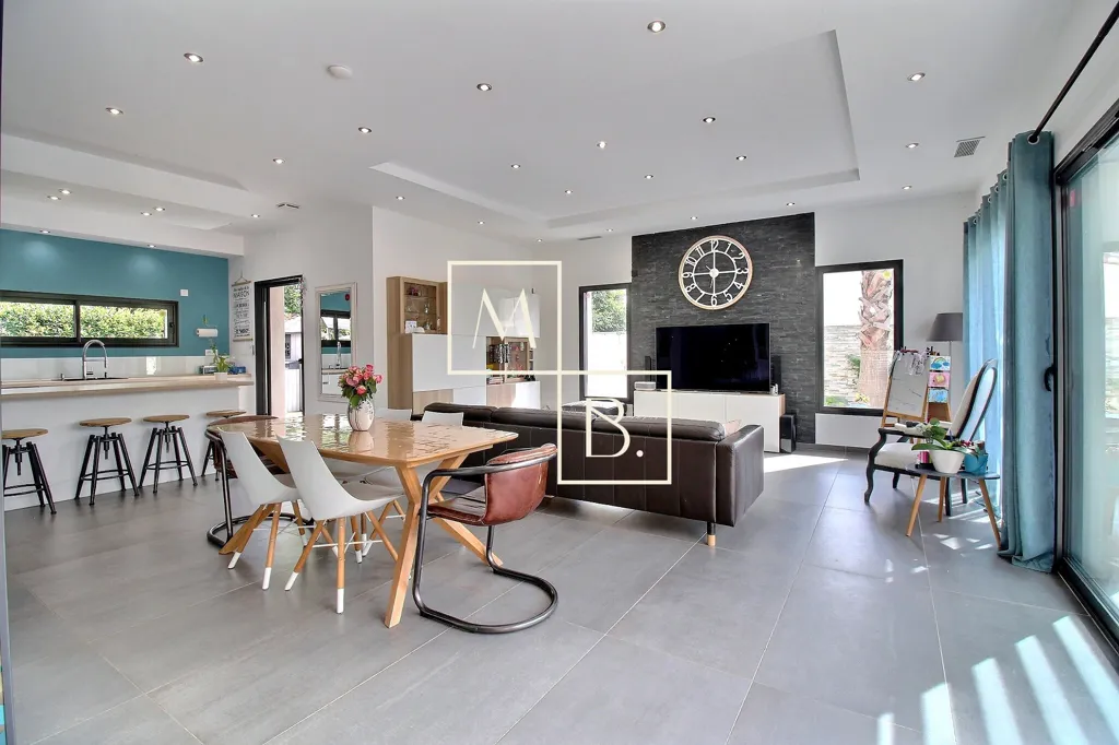 Söögituba - Contemporary Villa with Pool in Montarnaud