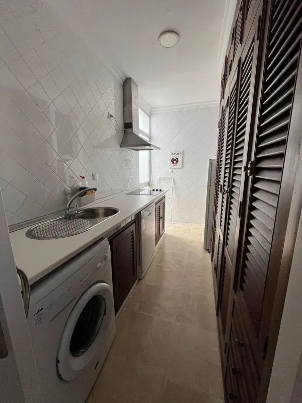 Pesuköök - Apartment with Terrace in Isla Cristina