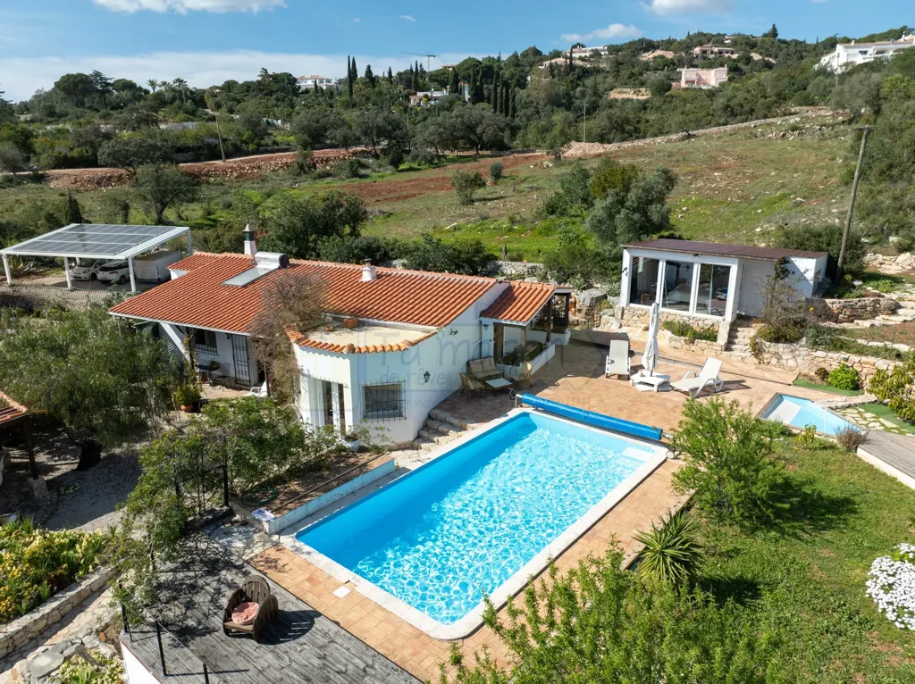 Vue aérienne - Single-Storey Villa with Pool in Faro
