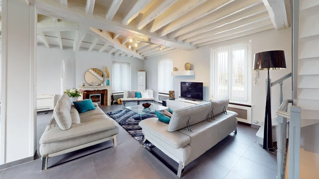Séjour - Maison de Caractère avec Piscine à Mennecy