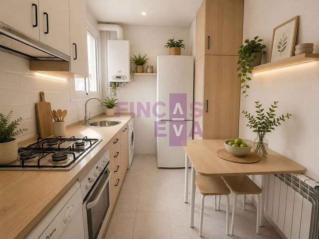 Köök - Apartment with Parking in El Baix Guinardó