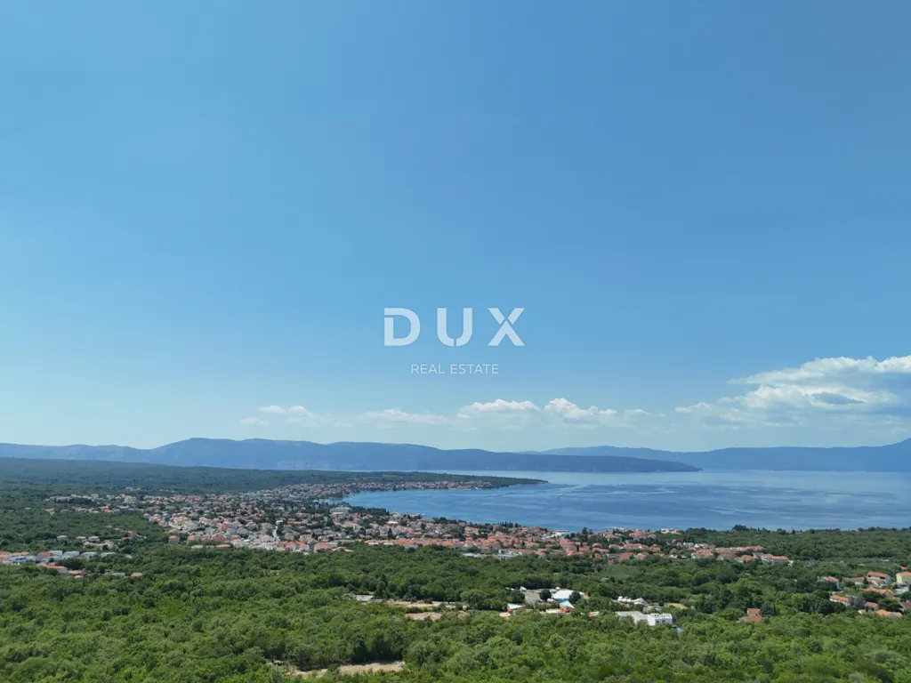 Buildable Plot with Sea View in Malinska, Krk