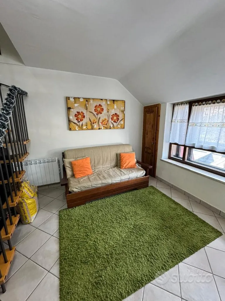 Séjour - Rustic Apartment with Ski Access in Campitello Matese