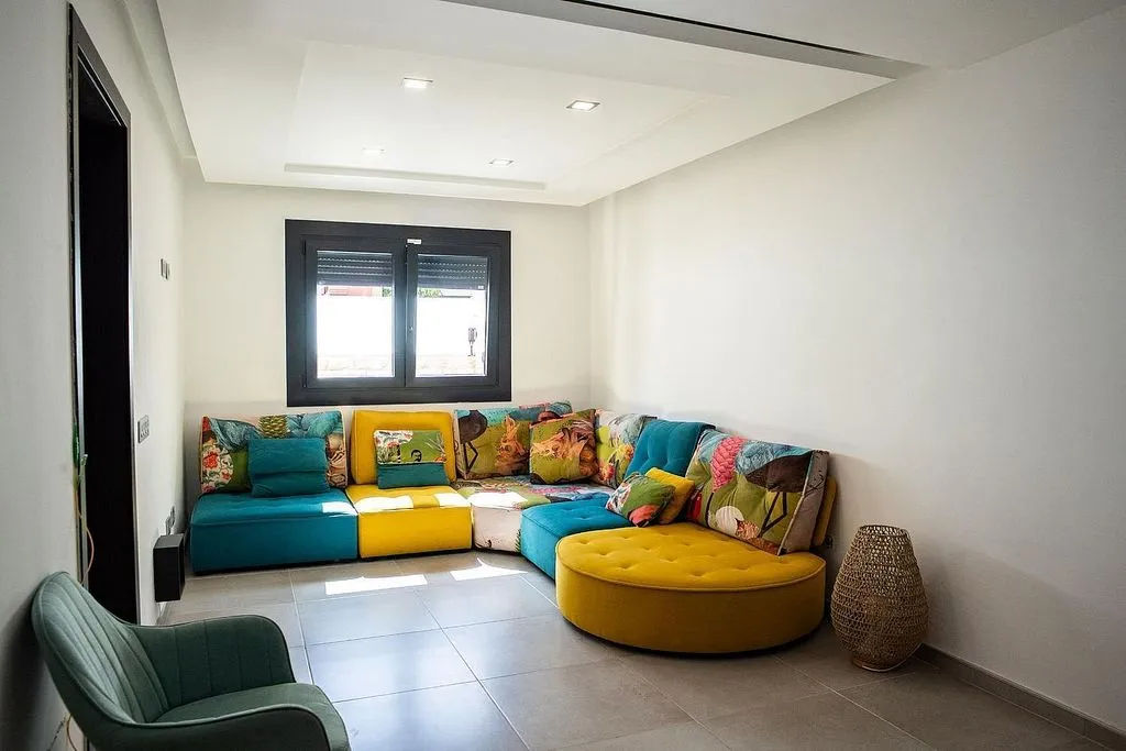 Séjour - Reformed Semi-detached House with Terrace in Ingenio
