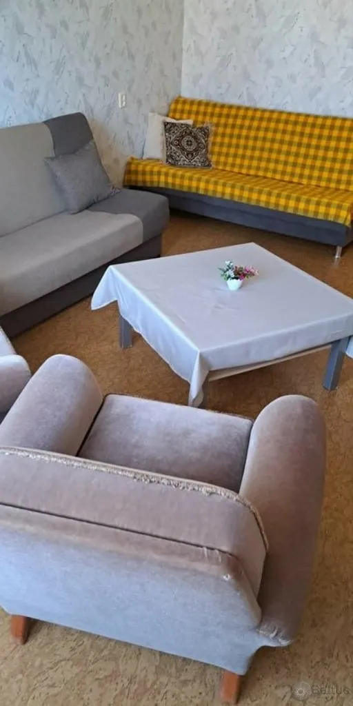 Séjour - 1-Bedroom Apartment with Balcony in Klaipėda