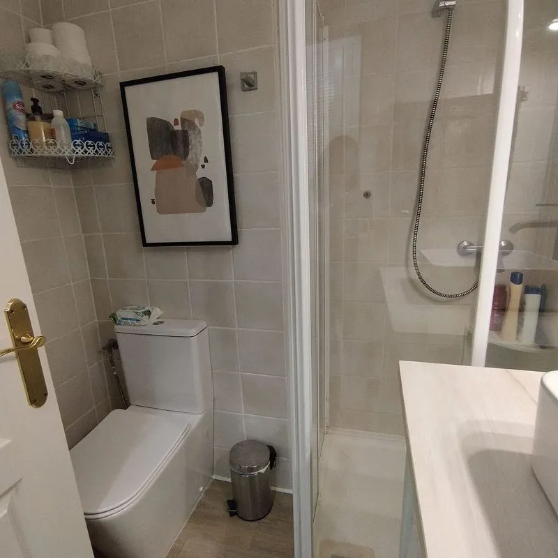 Bathrooms - Studio with Sea View in El Perelló