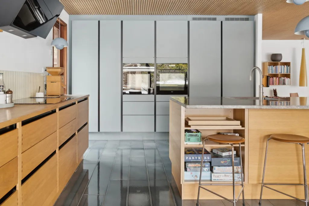 Kitchen - Modernised Johan Christensen Villa in Hareskovby