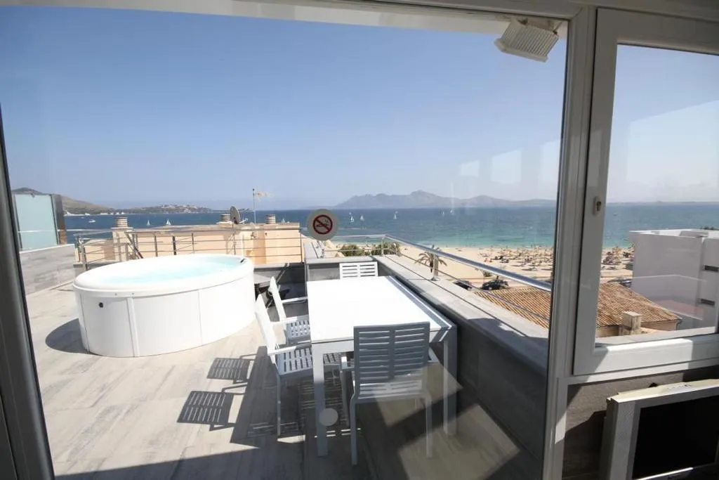 Terrasse - Duplex Apartment with Jacuzzi Terrace in Pollença