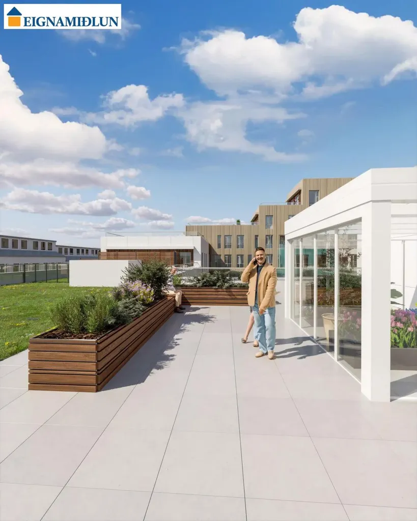 Modern Apartments with Garden in Reykjavik