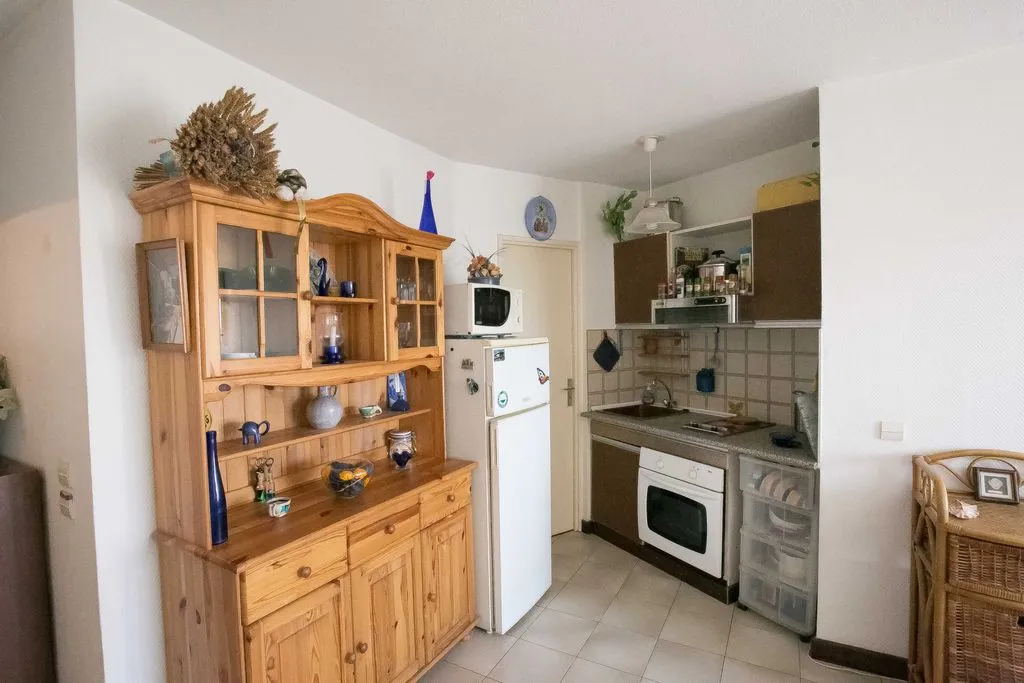 Cuisine - Studio Luxueux avec Piscine à Mandelieu-la-Napoule