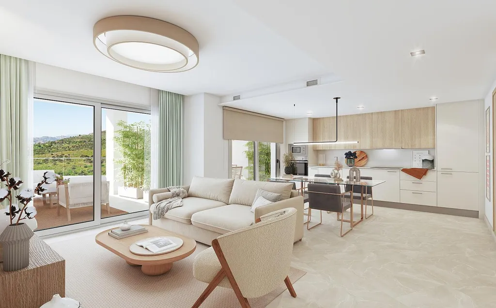 Séjour - Apartment with Panoramic Views in Mijas