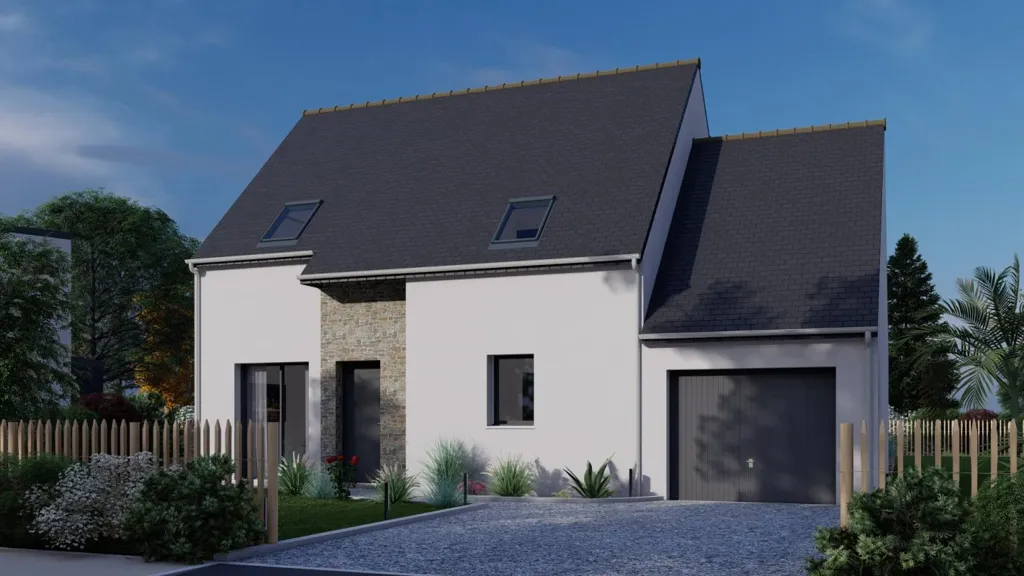 Contemporary Home with Garden in Normandy