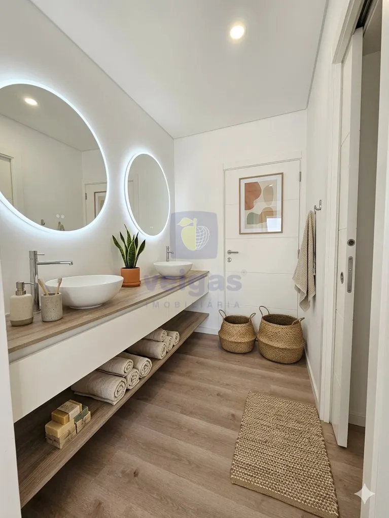 Salles de bain - Independent House with Golf View in Óbidos