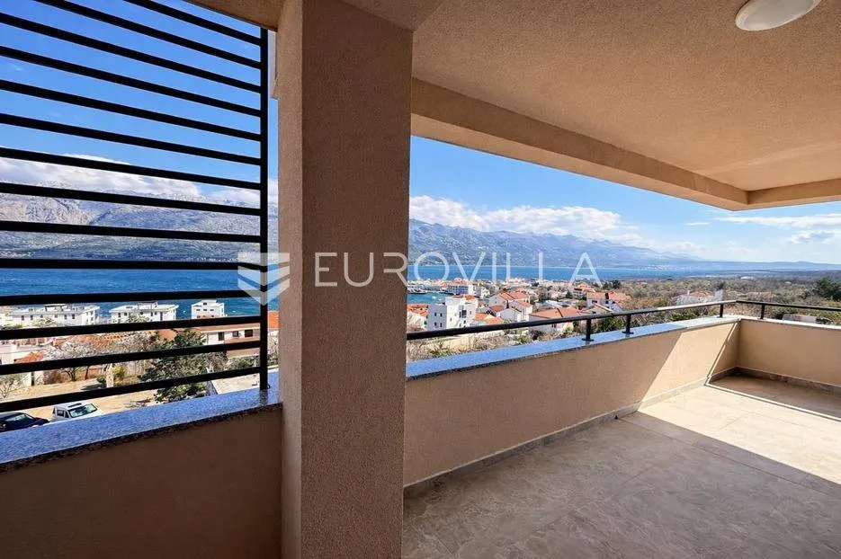 Balcone - Two-Bedroom Apartment with Sea View in Vinjerac