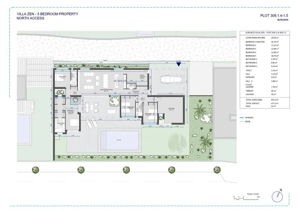 Plaan - New 5-Bedroom Villa with Pool in Murcia