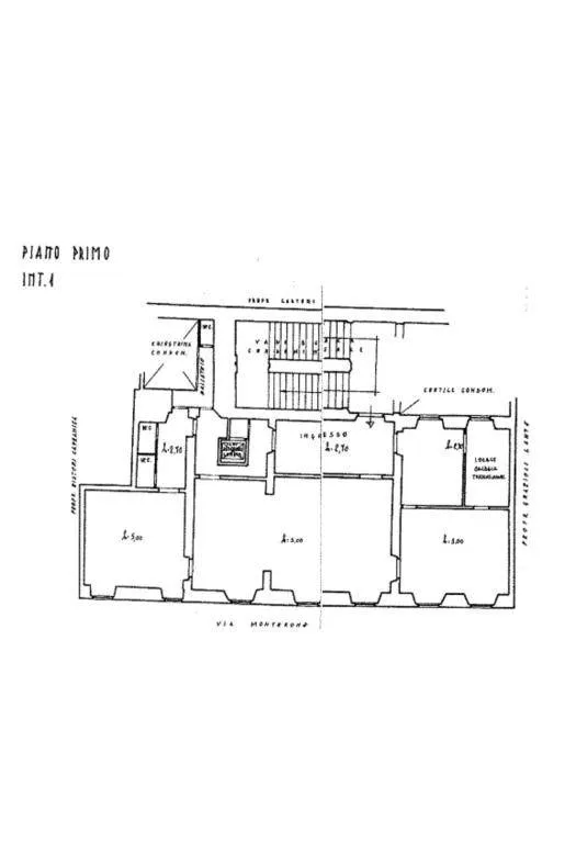 Plan - Luxury Flat with Historic Charm in Rome