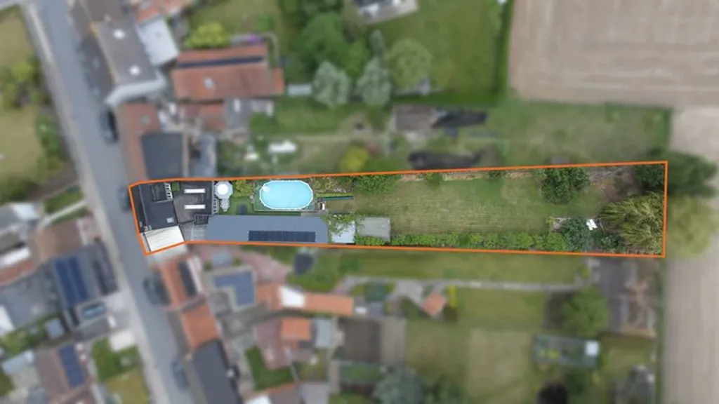 Õhuvaade - House with Swimming Pool in Wevelgem