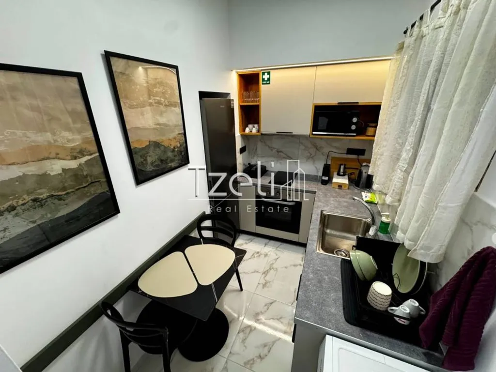 Cucina - Renovated Studio with Balcony in Patras Centre