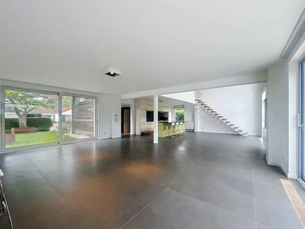 Living Room - Architectural Villa with Garden in Tervuren