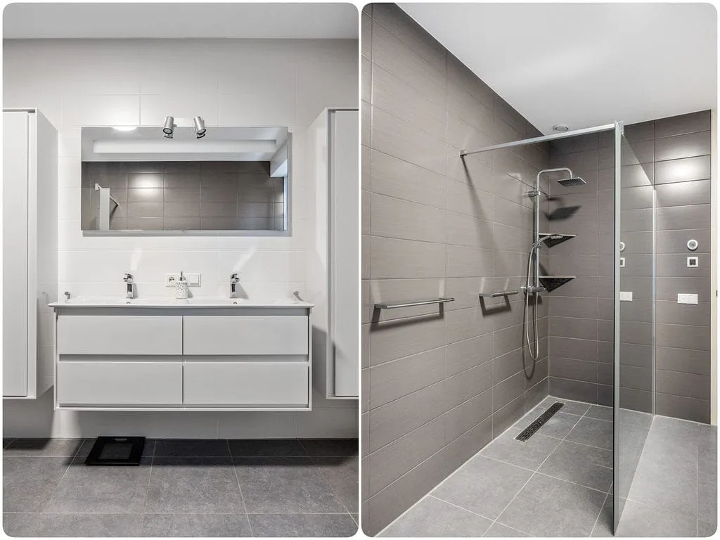 Salles de bain - Modern Apartment with Balcony in Sneek