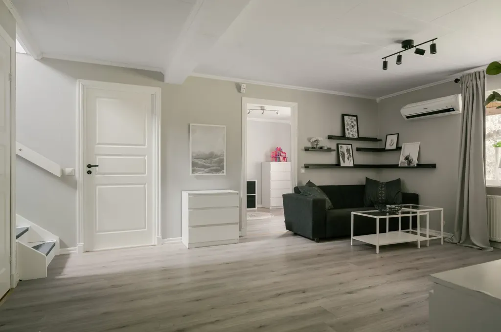 Séjour - Terraced House with Corner Plot in Forshaga