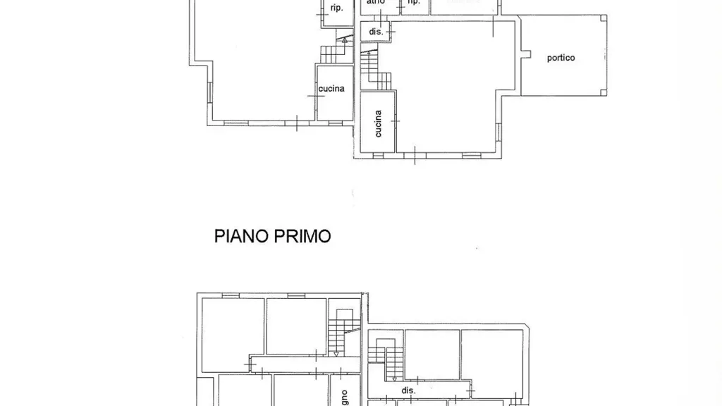 Plaan - Bifamiliar Villa with Panoramic View in Marmentino
