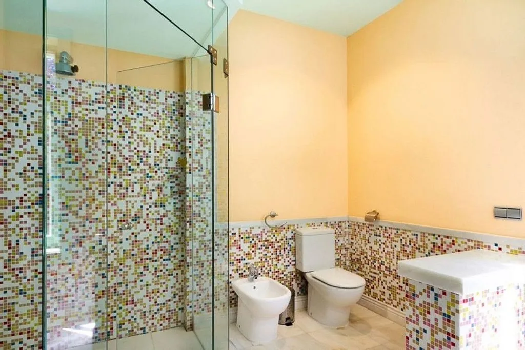 Salles de bain - Chalet with Pool and Golf View in San Roque