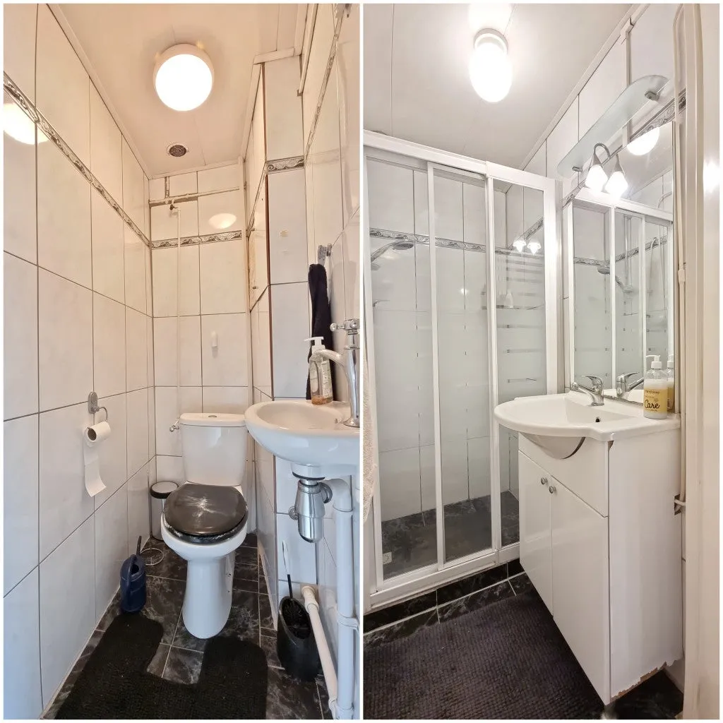 Salles de bain - Galerie Flat with Balcony in Rotterdam Centre