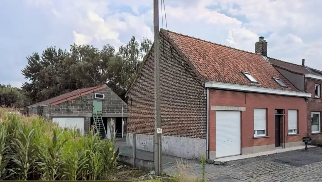 Extérieur - Maison à Rénover avec Vue Campagne à Ledegem