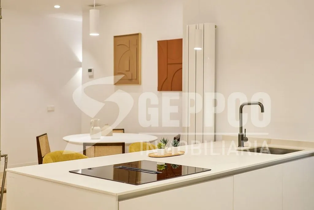 Köök - Modern Flat with Lift in Calle Goya, Madrid