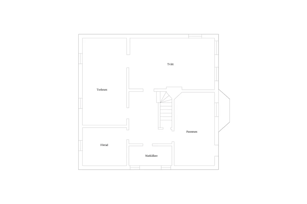 Plan - 1950s Villa with Pool in Edsåsvägen