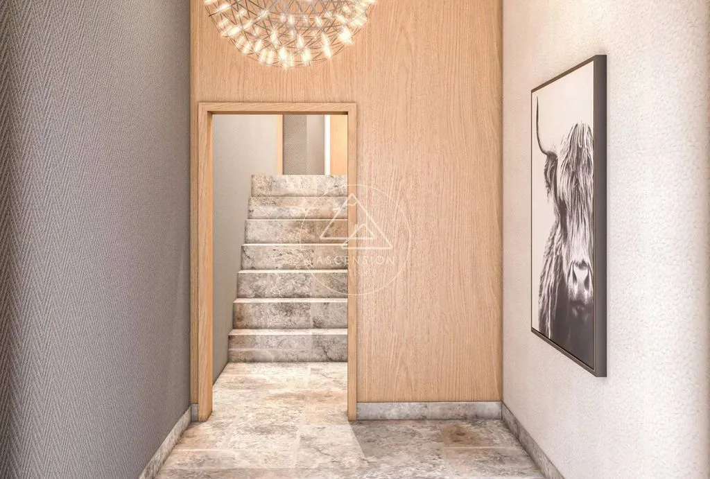 Entrée - Chalet Luxueux avec Vue Panoramique à Les Gets