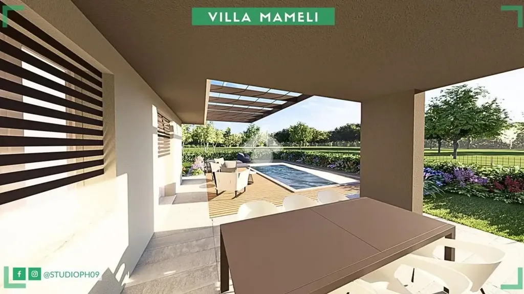 Modern Villa with Garden in Marmirolo