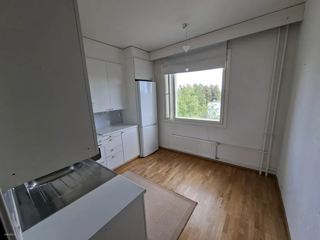 Kitchen - Spacious Flat with Balcony in Kouvola