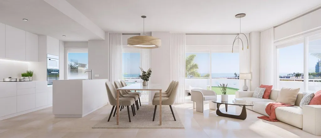 Söögituba - Apartment with Sea View in Torre del Mar