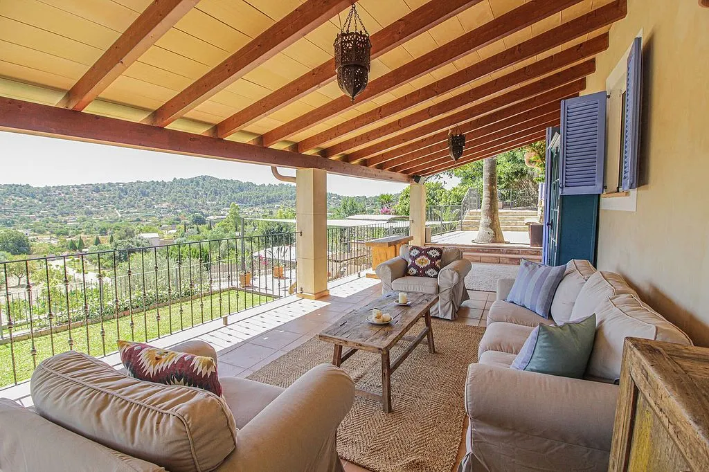Terrasse - Rural House with Pool in Alaró