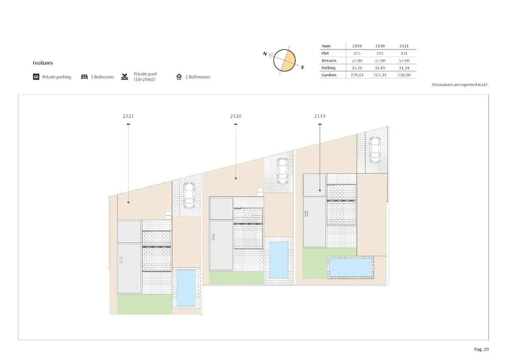 Floor Plan - New-Build Villa with Pool in Algorfa