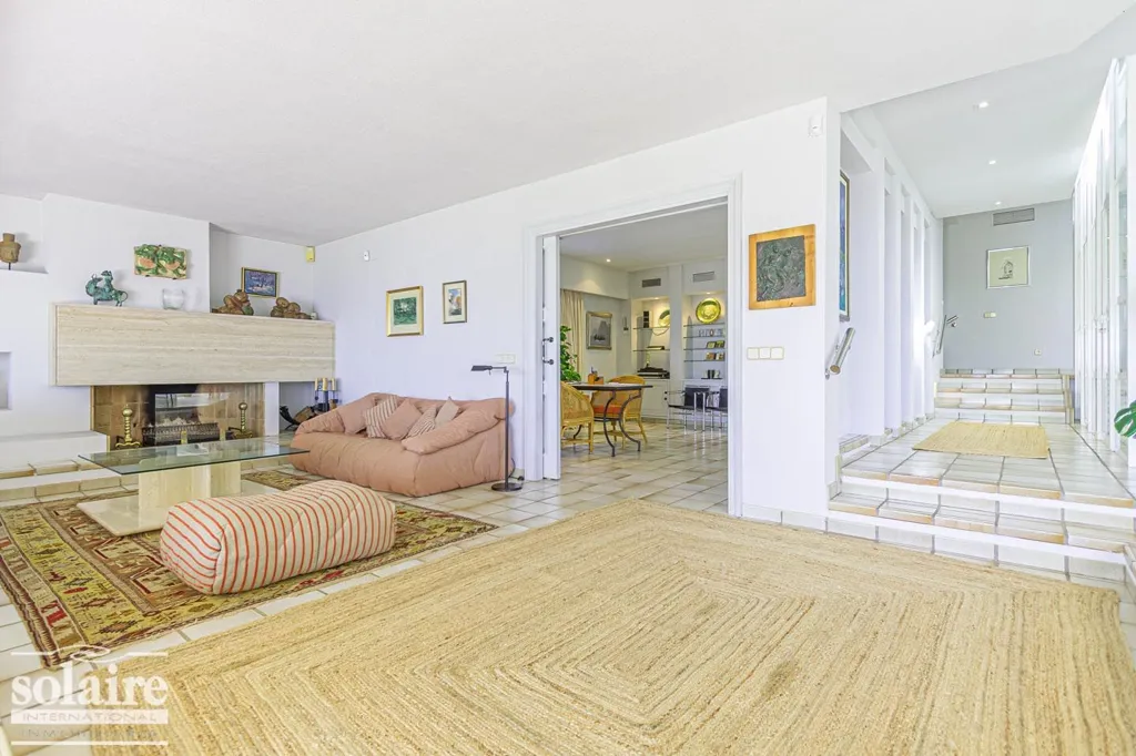 Living Room - Renovated Villa with Sea View in Altea