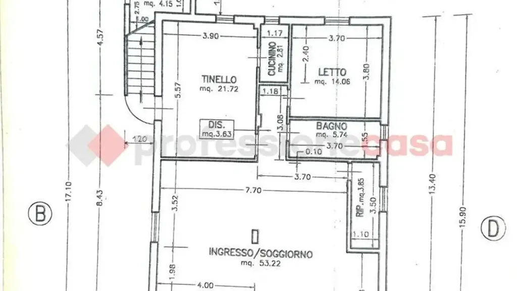 Planimetria - Villa with Sea View in Leporano