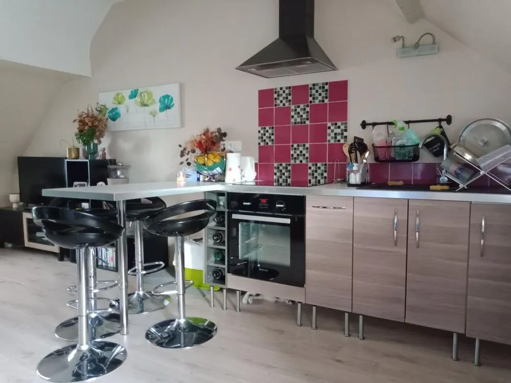 Köök - 2-Bedroom Apartment with Balcony in Dijon