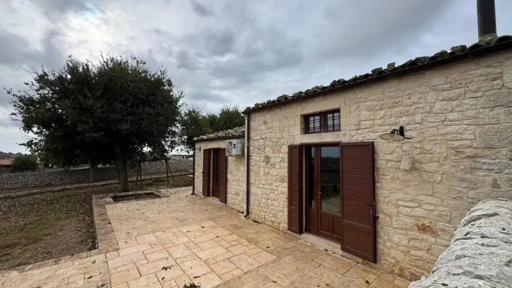 Exterior - Historic Stone Villa with Garden in Modica