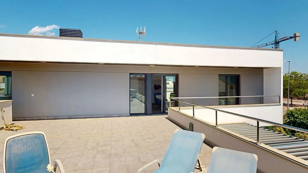 Terrace - Villa with Pool and Terrace in Águilas