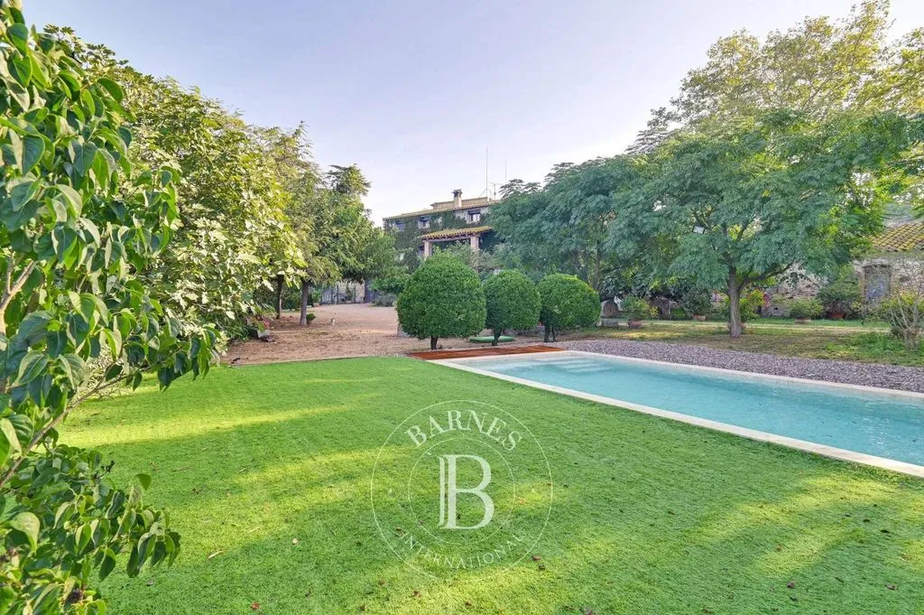 Piscine - Modernist Farmhouse with Pool in Llagostera