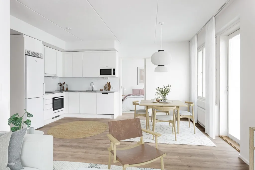 Elutuba - Apartment with Glazed Balcony in Espoo