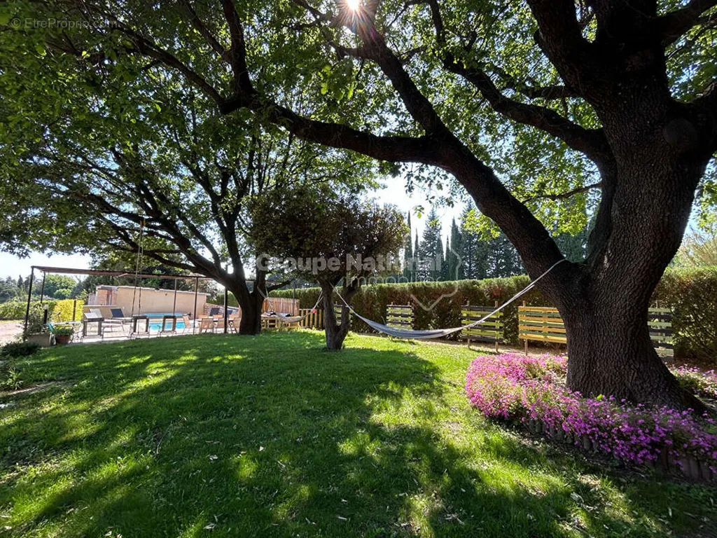 Jardin - Bastide Provençale avec Piscine à Beaumes-de-Venise